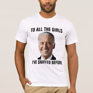 CAMISETA JOE BIDEN TODAS AS GAROTAS QUE EU FIQUEI ENXERGADO
