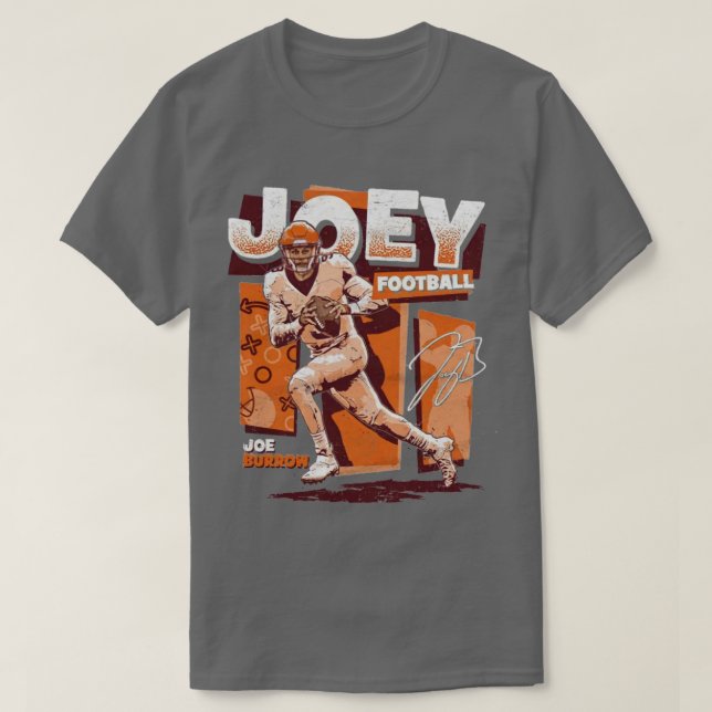 Camiseta joe burrow bengals art 15 (Frente do Design)