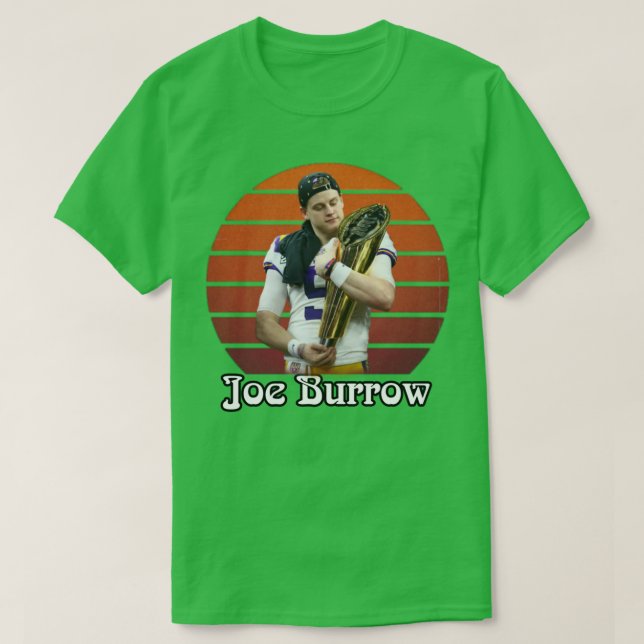 Camiseta joe burrow bengals art 9 (Frente do Design)