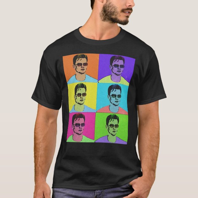 Camiseta Joe Burrow Colorful Painting Art   (Frente)