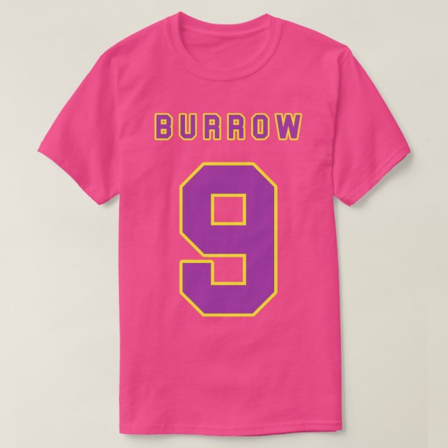 Camiseta joe burrow número nove (Frente do Design)