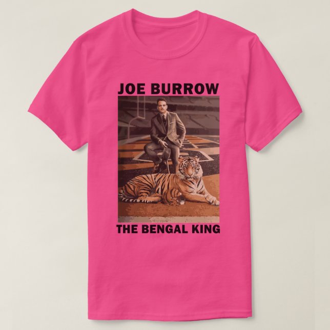 Camiseta Joe Burrow, o rei Bengala (Frente do Design)