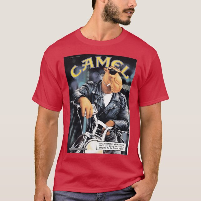 Camiseta Joe Camel Motorcycle Active girl (Frente)