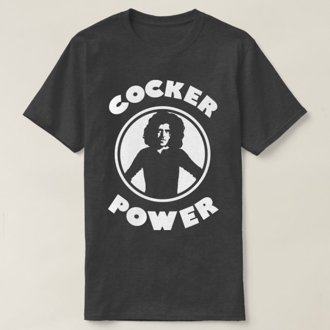 Camiseta Joe Cocker Power (Frente do Design)