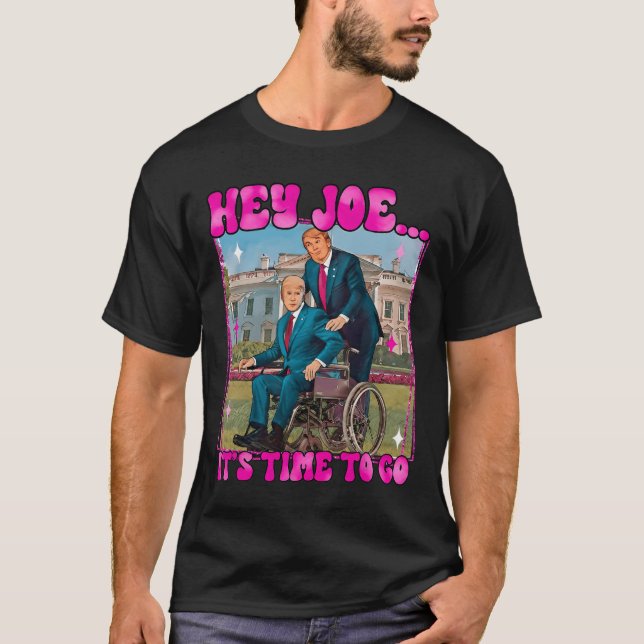 Camiseta Joe É Hora De Ir Muito Bom Homem Donald Trump Dive (Frente)