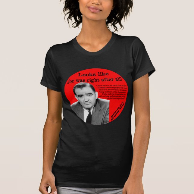 Camiseta Joe era direito (Frente)