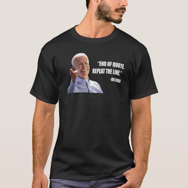 Camiseta Joe Fim Da Citação Repita A Linha 46 (Frente)