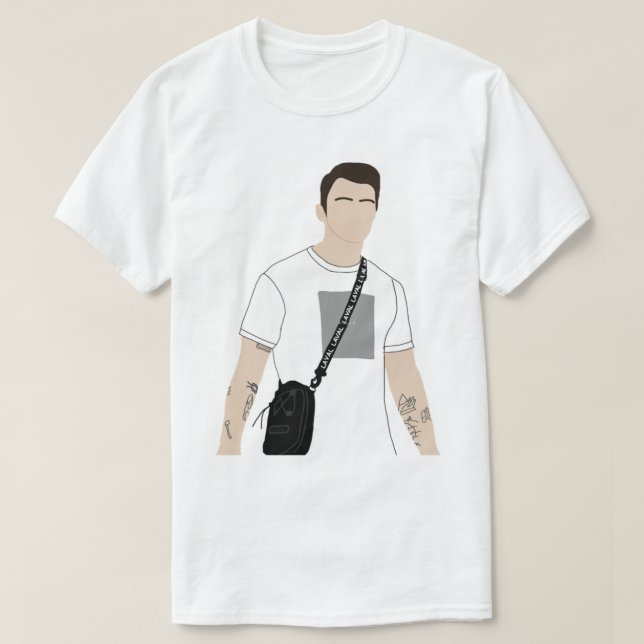 CAMISETA JOE JONAS X LAVAL (Frente do Design)