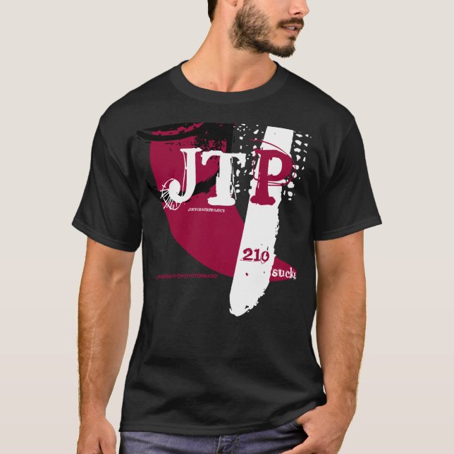 Camiseta JOE, JTP, myspace.com/yoyoyotornado, g, JT, P,… (Frente)