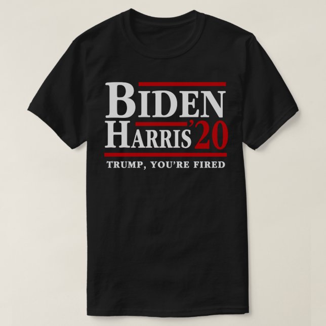 Camiseta Joe Kamala 2020 Youre Fired (Frente do Design)