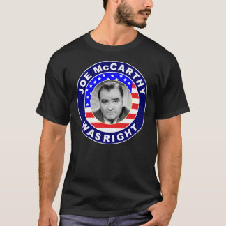 Camiseta Joe McCarthy tinha razão. Vamos, vamos, vamos, Bra