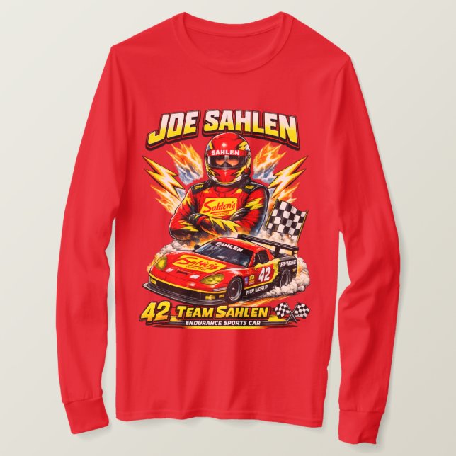 Camiseta Joe Sahlen - Motorista (Frente do Design)