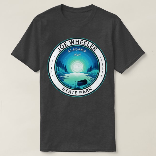 Camiseta Joe Wheeler State Park Alabama Crachá TShirt (Frente do Design)