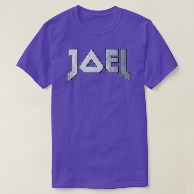 Camiseta Joel de metal pesado (Frente do Design)