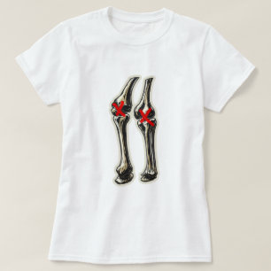 Camiseta Joelhos Ruins – Ilustração Divertida de Joelho de 