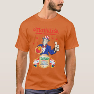 Camiseta Joey Chestnut Nathans Comer Cachorro Quente Quatro