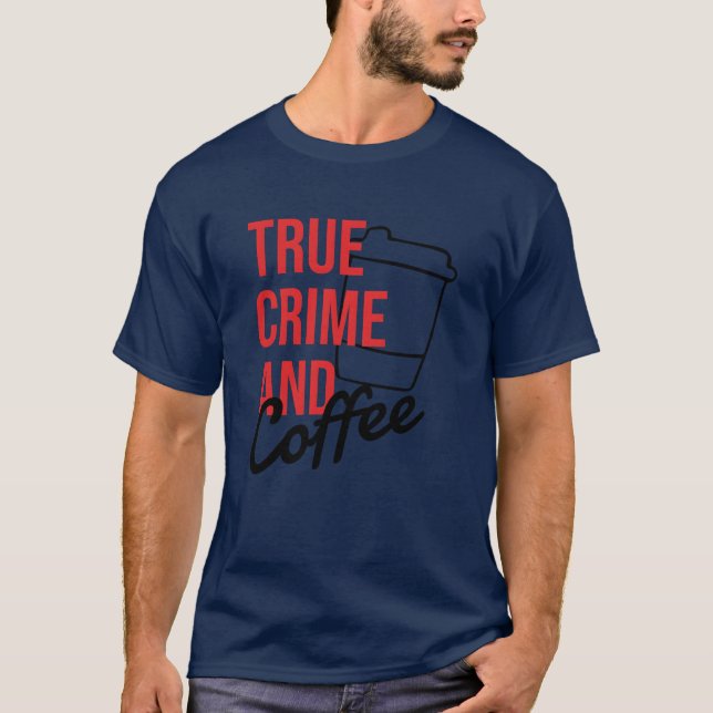 Camiseta Joffee Andrup Crime amigo do café (Frente)