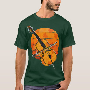 Camiseta Jogada de Cordas de Ação de Graças de Cello Cellis