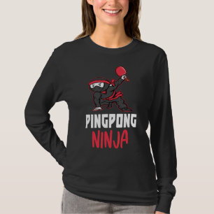 Camiseta Jogada Ping Pong Ninja Mesa Mesa Tênis Paddleball