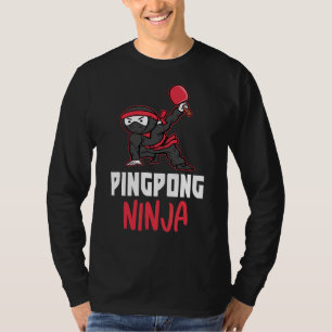Camiseta Jogada Ping Pong Ninja Mesa Mesa Tênis Paddleball