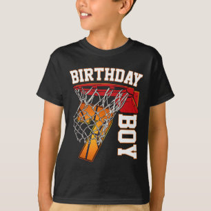 Camiseta Jogada Tema De Um Garoto De Aniversário De 7