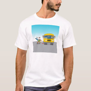 Camiseta Jogado sob o ônibus