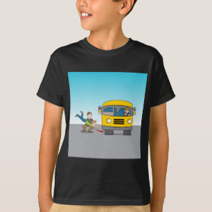 Camiseta Jogado sob o ônibus