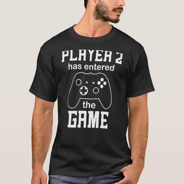 Camiseta Jogador 2 entrou no jogo (Frente)