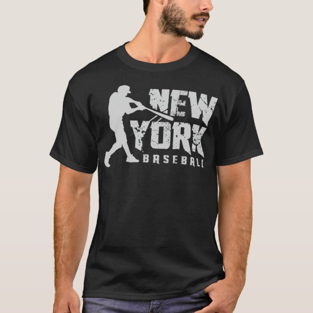 Camiseta Jogador Americano de Baseball New Yorker (Frente)