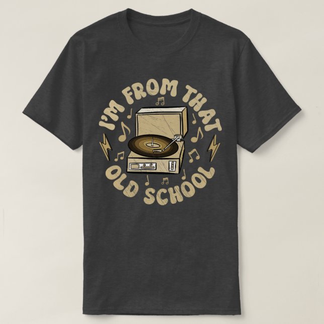 Camiseta Jogador antigo do Vinil School (Frente do Design)