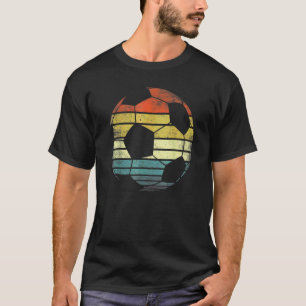 Camiseta Jogador Apresenta Rua de Vintage em Bola Engraçada