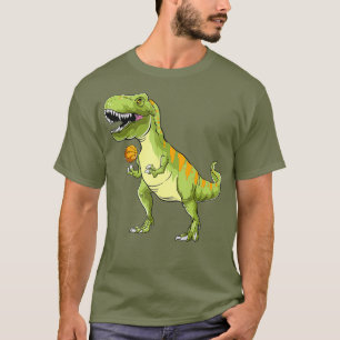 Camiseta Jogador atleta de futebol do Dinossaur T Rex Sport