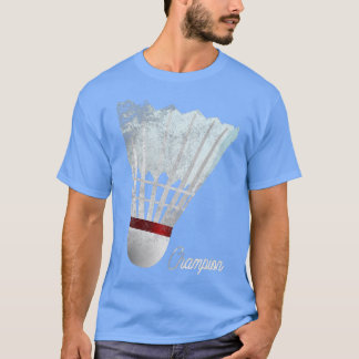 Camiseta Jogador Badminton Campeão T Jogar Pássaro do Pássa