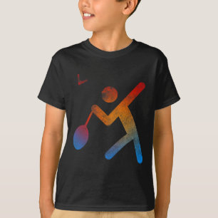 Camiseta Jogador Badminton Champion T Shirt Toque Racket De