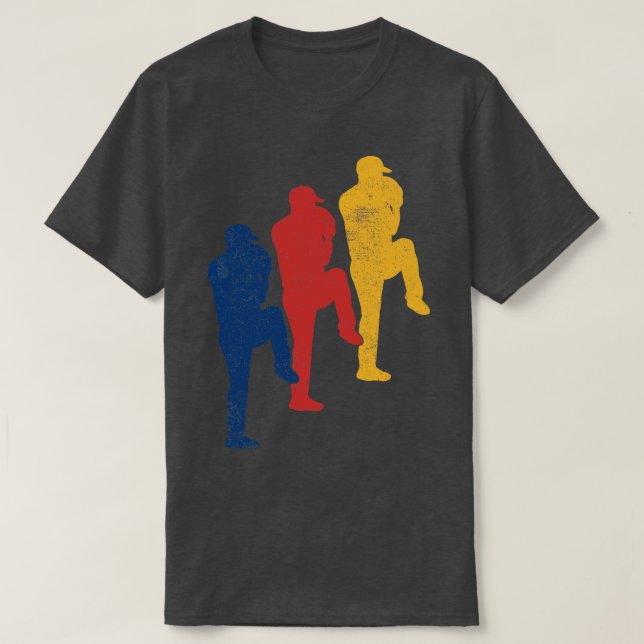 Camiseta Jogador Baseball Pitcher (Frente do Design)