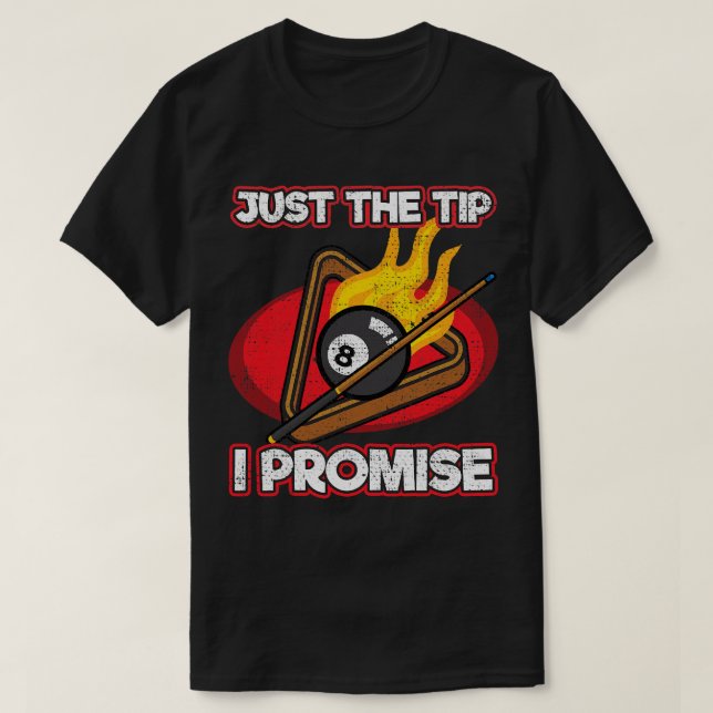Camiseta Jogador Billiards Apenas A Dica Promise Magic Shot (Frente do Design)