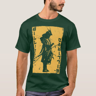 Camiseta Jogador Billiards Samurai Japão Guerreiro Snooker