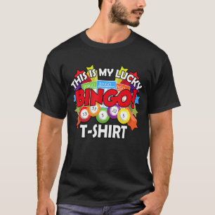 Camiseta Jogador Bingo Engraçado, Bingo Lover. Esta É Minha
