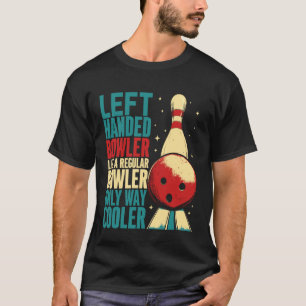 Camiseta Jogador Canhoto de Boliche Legal Divertido