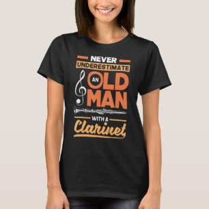 Camiseta Jogador Clarinet Clarinet Clarinet de Bass
