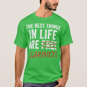 Camiseta Jogador Clarinet Engraçado Coisas Melhores da Clar