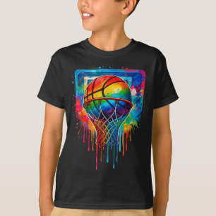 Camiseta Jogador Colorido de Basquete Jogador de Basquete