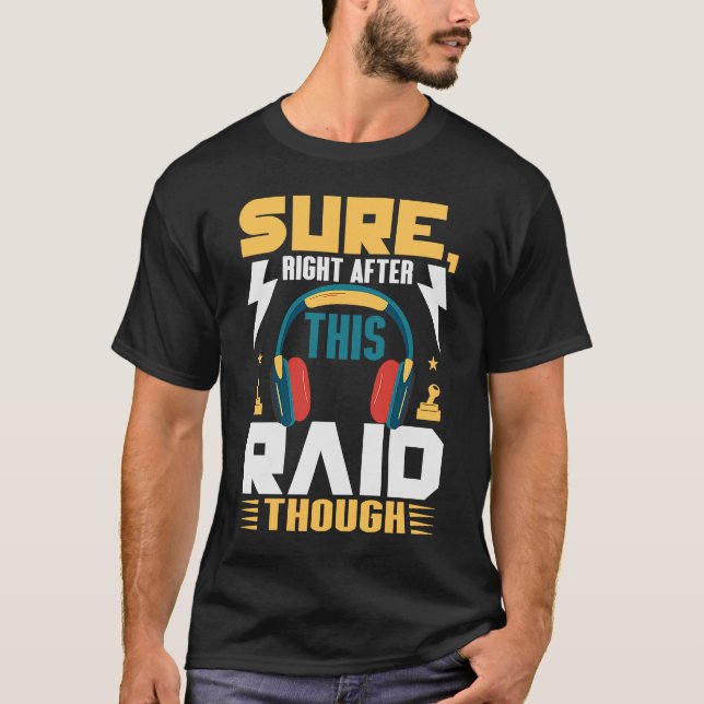 Camiseta Jogador Com Certeza Logo Após Esse Jogo Raid (Frente)