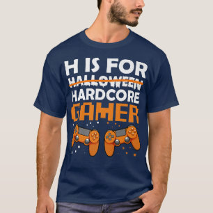 Camiseta Jogador com preguiça no Halloween Vídeogame C