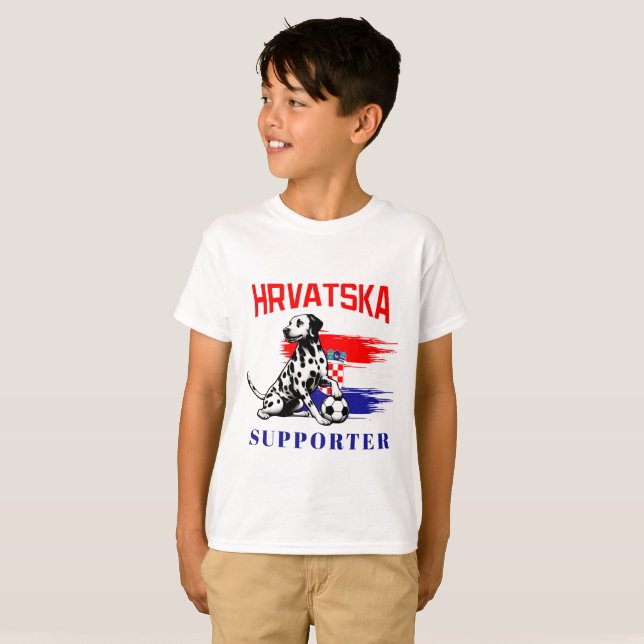 Camiseta Jogador croata de jogos desportivos escolares, "Cu (Frente Completa)