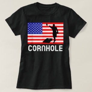 Camiseta Jogador da Corn de Conselho da Cornhole American F