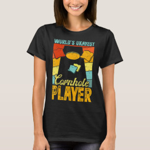Camiseta Jogador da Cornhole Retro Cornhole Bean