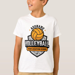 Camiseta Jogador da Equipe de Varsity para Escola de TEXTO 