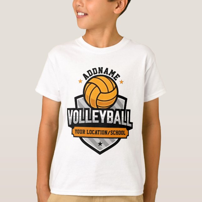 Camiseta Jogador da Equipe de Volei da Escola (Frente)
