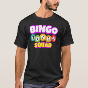 Camiseta Jogador da Equipe do Bingo Lucky Bingo Sorte Mulhe